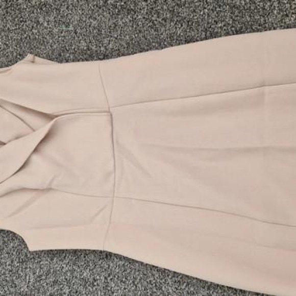 Abercrombie & Fitch Cream One Shoulder Sheath Dress - Picture 1 of 4